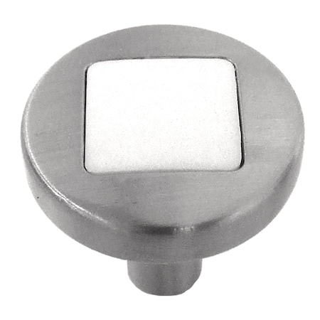 Hickory Hardware Knob 1 Inch Diameter P3440-SNWM